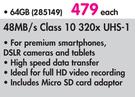 Samsung 64GB Evo Micro SD Card For Ultra Fast Speed-Each
