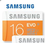 Samsung 16GB Evo Micro SD Card For Ultra Fast Speed-Each