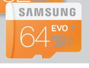 Samsung 64GB Evo Micro SD Card For Ultra Fast Speed-Each