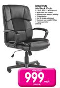 Brighton Mid Back Chair-Each