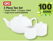 Aro 3-Piece Tea Set