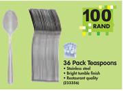36 Pack Teaspoons