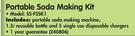 Soda Sparkle Portable Soda Making Kit SS-FSSK1