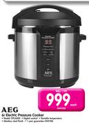 AEG 6ltr Electronic Pressure Cooker EPC6000