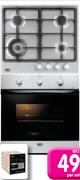 Defy 600mm Eye Level Oven DBO461 plus Gas Hob Set DCB007-Per Set