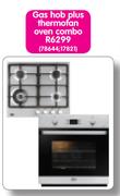Defy Gas Hob plus Thermofan Oven