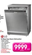 LG 14 Place True Steam Dishwasher D1464CF