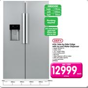 Defy 694Ltr Side-by-Side Fridge with Ice and Water Dispenser DFF420-V3
