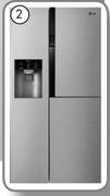 LG 659Ltr Door-in-Door Fridge/Freezer with Water Dispenser GC-J237SLYV