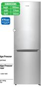 Hisense 359Ltr Combi Fridge/Freezer H359BME