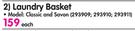  Kis Laundry Basket Classic & Savon-Each