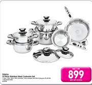 Tissoli 12 Piece Stainless Steel Cookware Set-Per Set