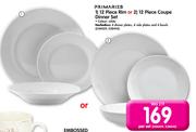 Primaries 12 Piece Rim Or 12 Piece Coupe Dinner Set-Per Set
