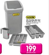 Addis 32Ltr Combo Bin Set-Per Set