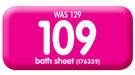 Glodina French Velour Bath Sheet-Each