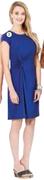 Legend Knot Viscose Knit Dress-Each