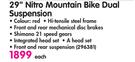 Totem 29" Nitro Mountain Bike Dual Suspension