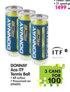 Donnay Ace ITF Tennis Ball-3 Cans