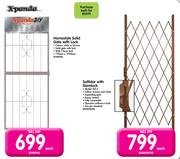 Xpanda Homestyle Solid Gate With Lock And Saftidor With Slamlock Ref A