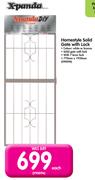 Xpanda Homestyle Solid Gate With Lock-Each
