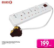 Ellies 8 Way Surge Protected Multi-Plug-Each