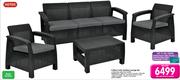 Keter 4 Piece Corfu Outdoor Lounge Set-Per Set