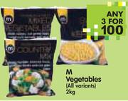 M Vegetables(All Variants)-3x2Kg