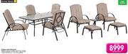 Terrace Leisure 10 Piece Capri Dining Set-Per Set