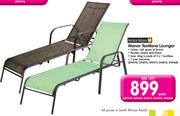 Terrace Leisure Manor Textilene Lounger-Each