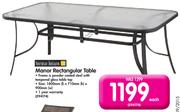 Terrace Leisure Manor Rectangular Table