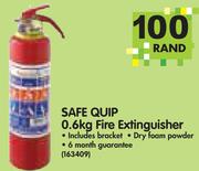 Safe Quip 0.6Kg Fire Extinguisher