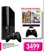 Xbox 360 4GB Kinect Bundle-Per Bundle