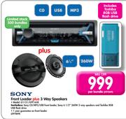 Sony Front Loader Plus 3 Way Speakers G1151/GTF1638