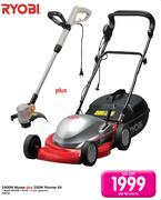 Ryobi 2400W Mower Plus 350W Trimmer Kit RM2400 + RL350