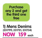 Mens Denims-Each