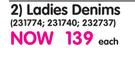 Ladies Denims-Each
