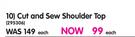 Legend Cut And Sew Shoulder Top-Each