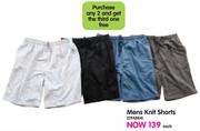 Mens Knit Shorts-Each