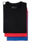 Mens Crew Neck T-Shirts-Each