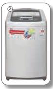 LG 16kg Load Washing Machine Metallic Finish T1603TEFTS-Each