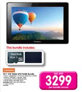 Lenovo 10.1" A10 Tablet LTE/16GB Bundle-Per Bundle