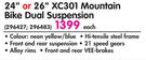 Totem 24" Or 26"  XC301 Mountain Bike Dual Suspension-Each