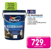 Dulux 20Ltr Weatherguard