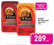 Ol'roy Dry Dog Food(All Variants)-25Kg