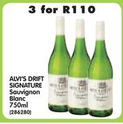 Alvi's Drift Signature Sauvignon Blanc-3x750ml