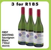 First Sighting Sauvignon Blanc-3x750ml