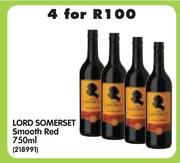 Lord Somerset Smooth Red-4x750ml