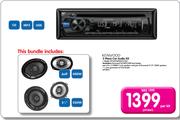 Kenwood 3 Piece Car Audio Kit U2163/E6965/E1365-Per Kit