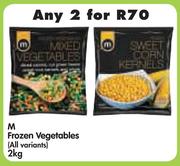 M Frozen Vegetables (All Variants)-2 x 2kg