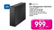 3.5" 2TB Expansion Hard Drive